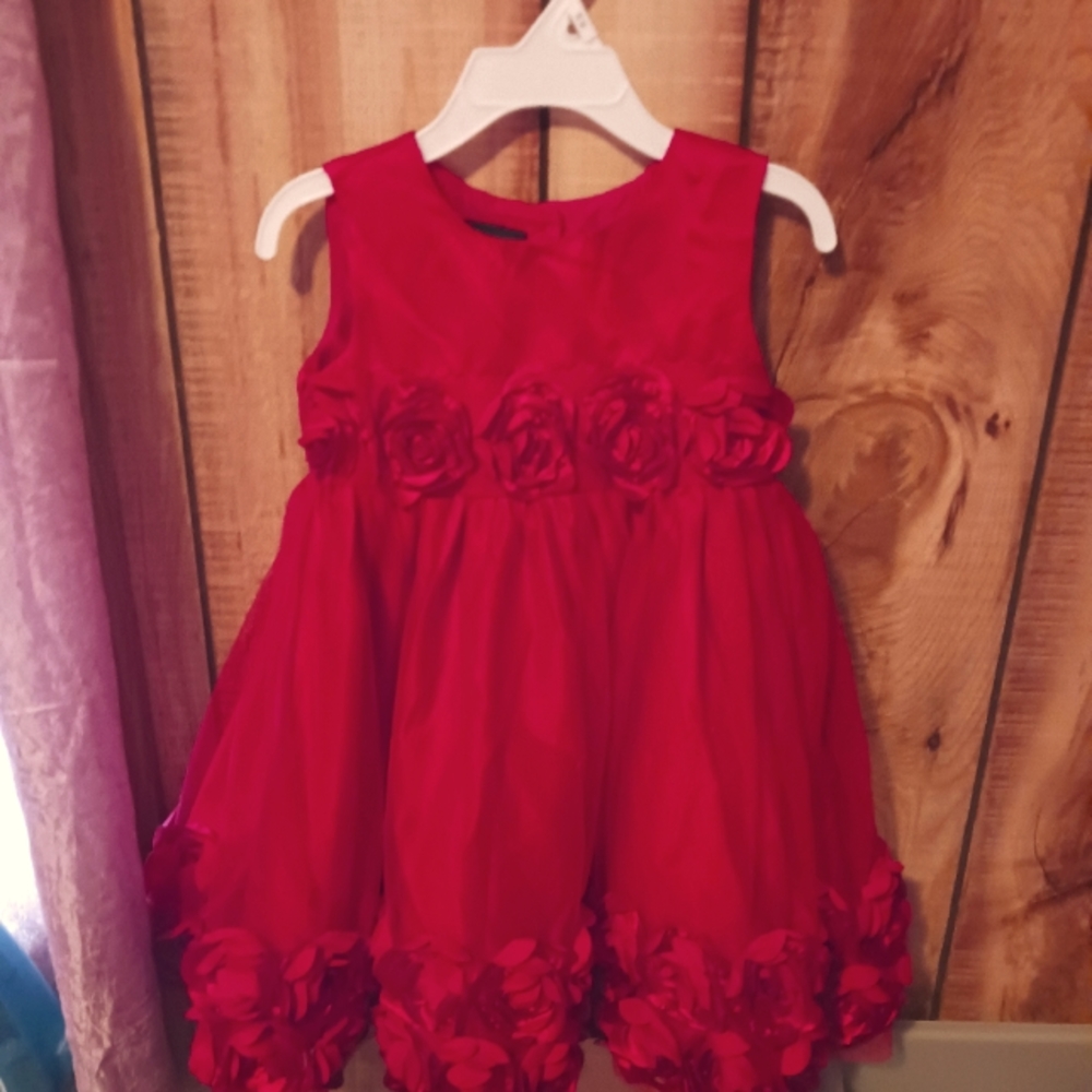 Toddler girls Red Dress 2T